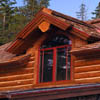 log home windows